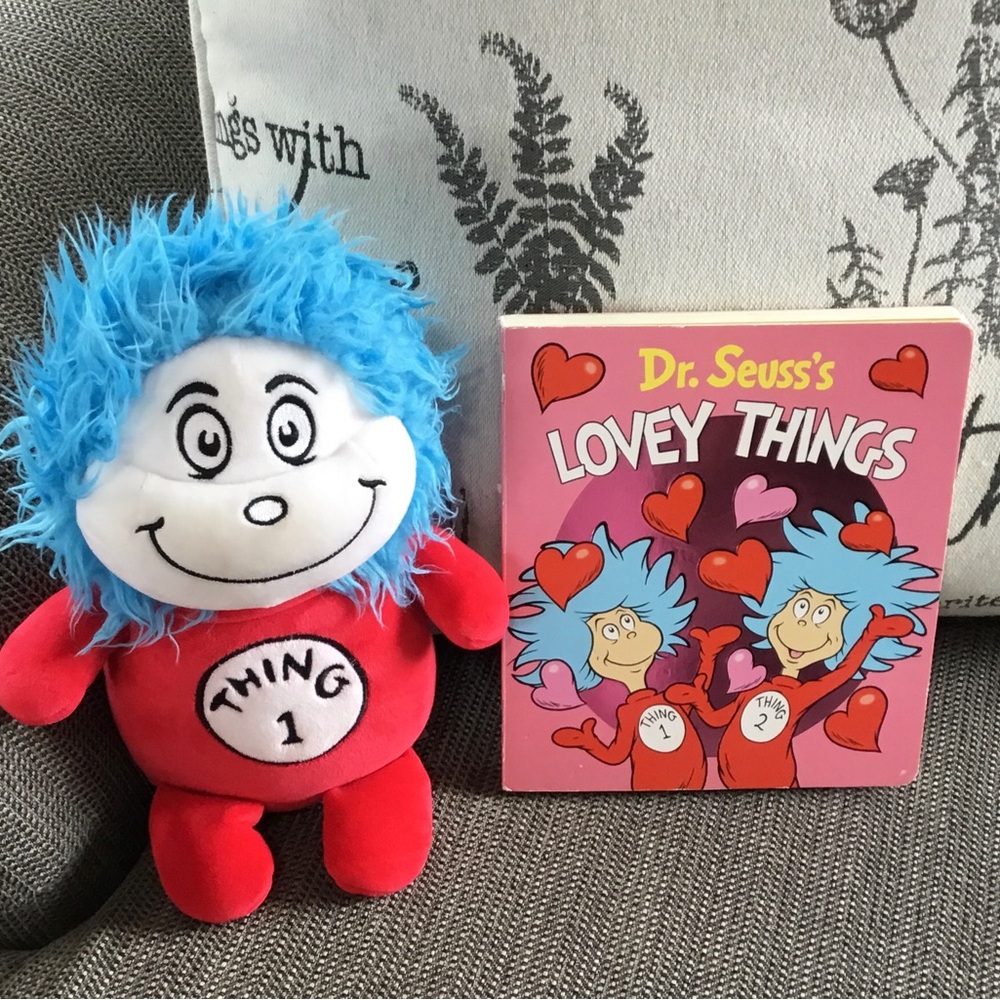 Dr. Seuss Thing 1 Plush & Book Bundle